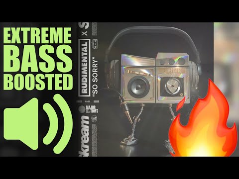 Rudimental x Skream - So Sorry (BASS BOOSTED EXTREME)🔥👑🔥