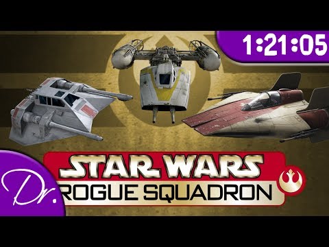 Star Wars: Rogue Squadron 100% Any Vehicle - 1:21:05