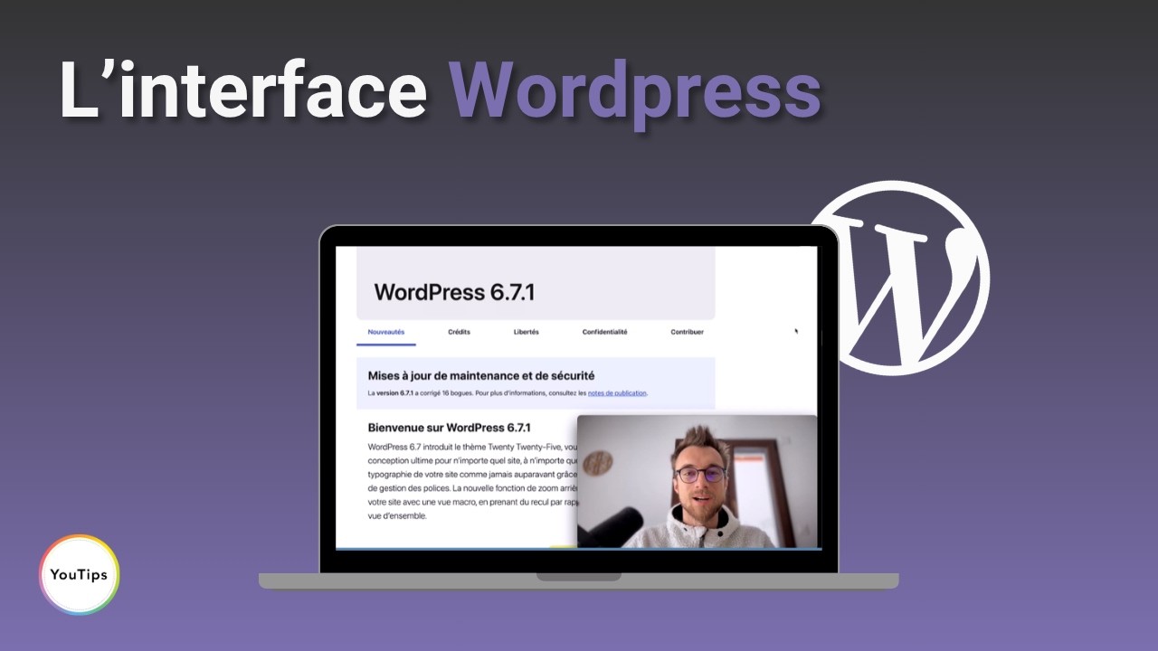 Premiers pas sur l'interface WordPress - Les Bases de WordPress #3