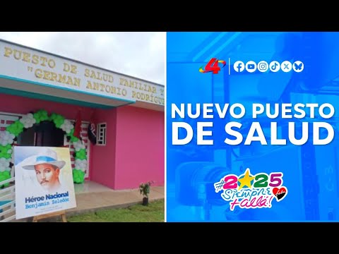 Diriamba, Carazo: inauguración 🏥 del Puesto de Salud Familiar "Germán Rodríguez" 🇳🇮