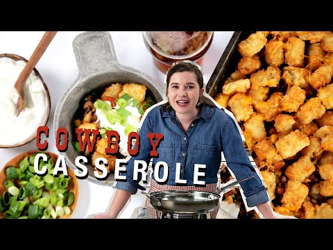 The Famous Cowboy Casserole | Crispy Tater Tot Topping! | South's Best Recipe