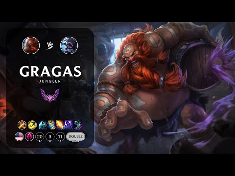 Gragas Jungle vs Talon - NA Master Patch 13.11