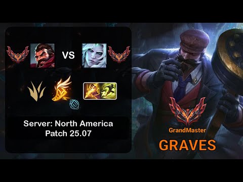 Graves Jungle vs Viego - NA GrandMaster - Patch 25.07