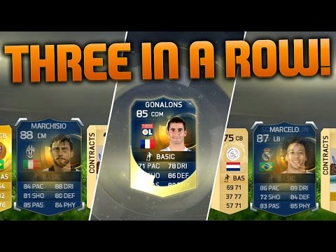 FIFA 15 - LUCKIEST TOTS PACK OPENING EVER!!! THREE TEAM OF THE SEASON IN A ROW!! 3 Back To Back TOTS