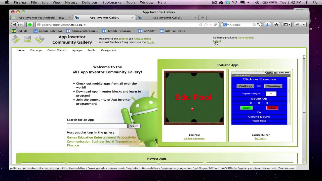 Publish your app to the MIT App Inventor Gallery
