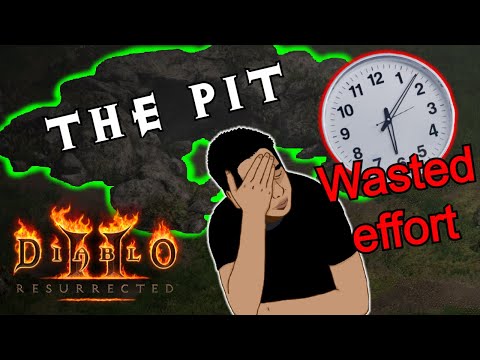 Time spent on 100 Pit runs(hell). MF Summoner Necro [Drop highlights] | Diablo 2 Resurrected