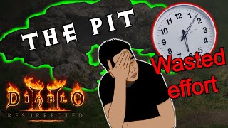 Time spent on 100 Pit runs(hell). MF Summoner Necro Drop highlights | Diablo 2 Resurrected