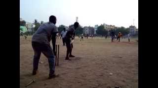 preview picture of video 'Six Hit in Gully Cricket'