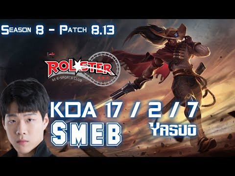 KT Smeb YASUO vs IRELIA Mid - Patch 8.13 KR Ranked