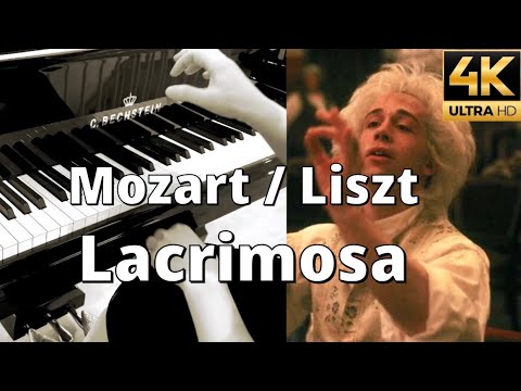 Mozart / Liszt - Lacrimosa from Requiem in D minor S 550/2 (Piano Solo). Ending score of „Amadeus“.