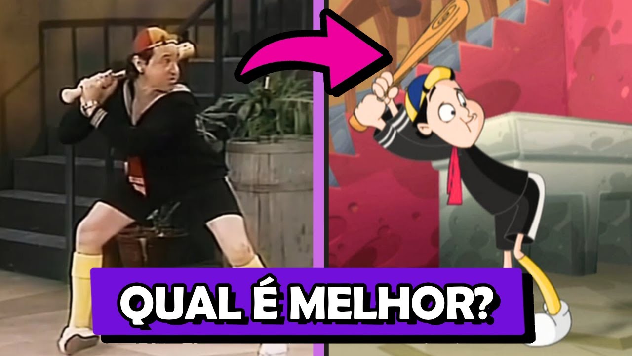 EPISÓDIOS CLÁSSICOS de CHAVES que viraram DESENHO ANIMADO!! PARTE 4