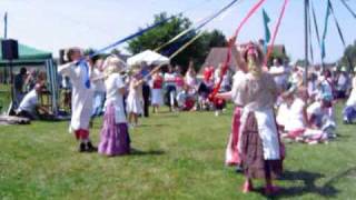 May Pole Dancing at Winterborne Stickland Fete 2006