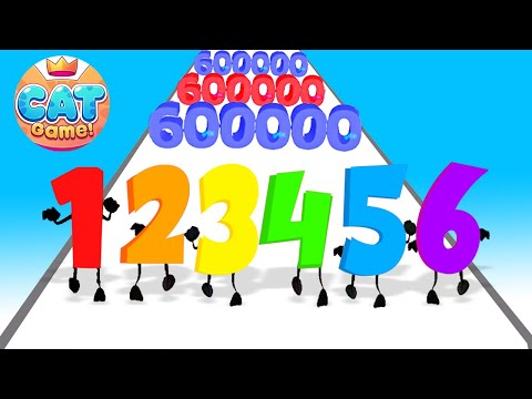 Satisfying Mobile Games - Sticky Numbers vs 2048 sand balls Max Number (Part 2)