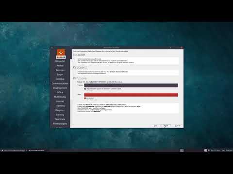 ArcoLinux : 1693 How to install ArcoLinuxD and install Gnome - MBR no swap