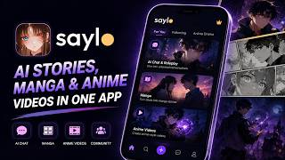 Create AI Stories, Manga & Anime Videos in One App | Saylo Ai