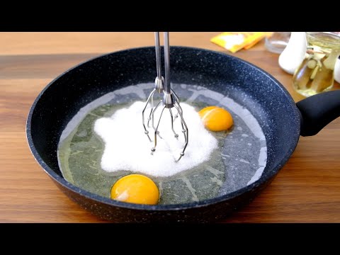 Mix only in pan,so fast and delicious that I cook it 3 times a week!I wish I could eat it everyday!