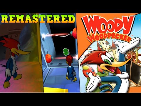 A Good cartoon-to-game Adaptation - WOODY WOODPECKER Remastered Gameplay PS2 4K