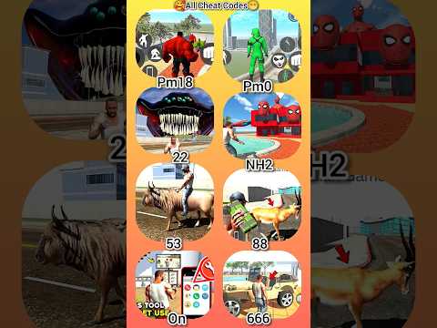 Green Criminal + Red Hulk + Monster + All RGS Tool Cheat Codes | #shorts #ibd3d #gaming #gta5