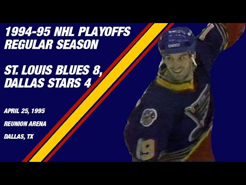 St. Louis Blues at Dallas Stars: April 25, 1995