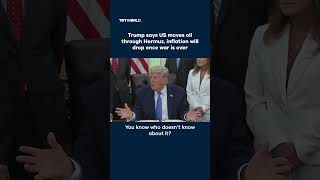 Trump Claims US Moved 22 Oil Tankers Through Strait of Hormuz at Night Without Anyone Knowing