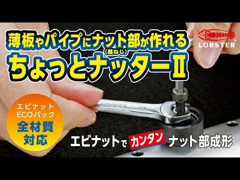 ちょっとナッターII エビハンドナッターセット M6xP1.0 HNC26M ちょっとナッターII エビハンドナッターセット M6xP1.0 HNC26M