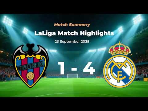 Levante 1-4 Real Madrid | LaLiga 2025/2026 | Match Summary & Highlights
