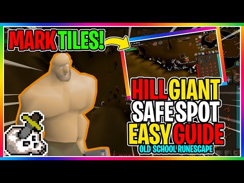OSRS ( F2P ) - How To Safe Spot Hill Giants In Edgeville Dungeon - ( EVERYTHING YOU NEED TO KNOW )