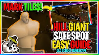 OSRS ( F2P ) - How To Safe Spot Hill Giants In Edgeville Dungeon - ( EVERYTHING YOU NEED TO KNOW )