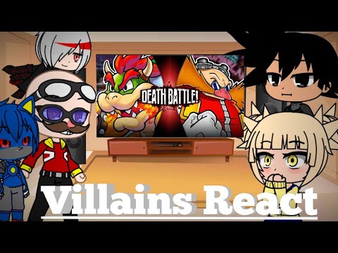 Villains React To Bowser VS Eggman!