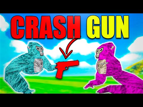 Trolling With CRASH GUN In Gorilla Tag (INSANE MODS)