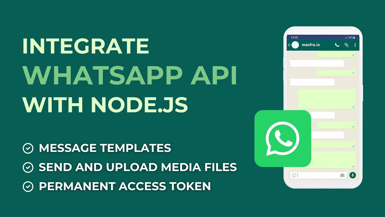 Integrate Whatsapp API with Node.js