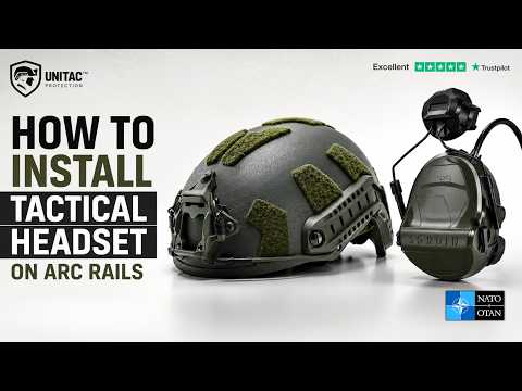 Installing a Sordin T2 headset on ARC rails