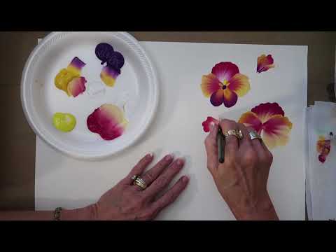 How to Paint PANSIES! | Donna Dewberry (2018)