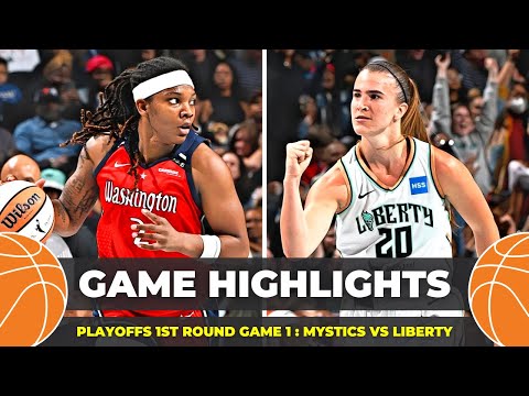 New York Liberty vs Washington Mystics - GAME HIGHLIGHTS | WNBA Playoffs 2023