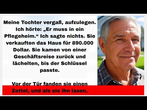 „Er wollte ihn ins Pflegeheim stecken doch dann kam alles anders…“#familie  #drama  #verrati