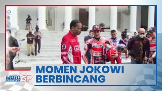 Momen saat Presiden Jokowi Berbincang Santai dengan Para Rider MotoGP