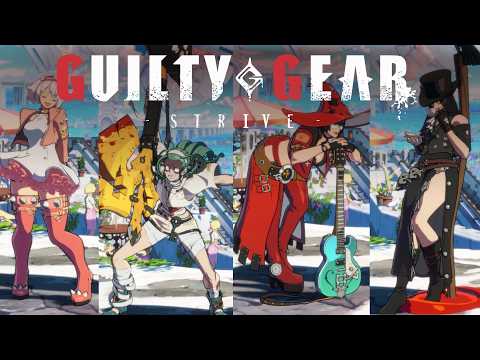 Guilty Gear Strive - All Characters Taunts + ZOOMED In
