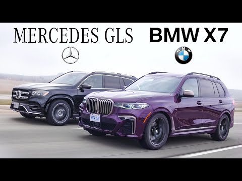 2020 BMW X7 vs Mercedes GLS Review - $100,000 Luxury SUV Battle