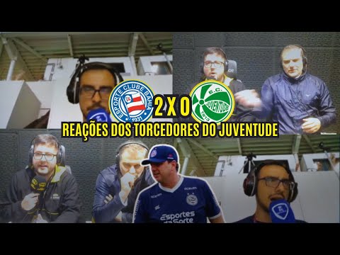 REAÇÕES DOS TORCEDORES DO JUVENTUDE- REVOLTADOS - DERROTA DE  2 A 0 PRO BAHIA -  BRASILEIRÃO 2024