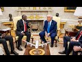 President Trump Participates In A Bilateral Meeting With The President Of South Africa