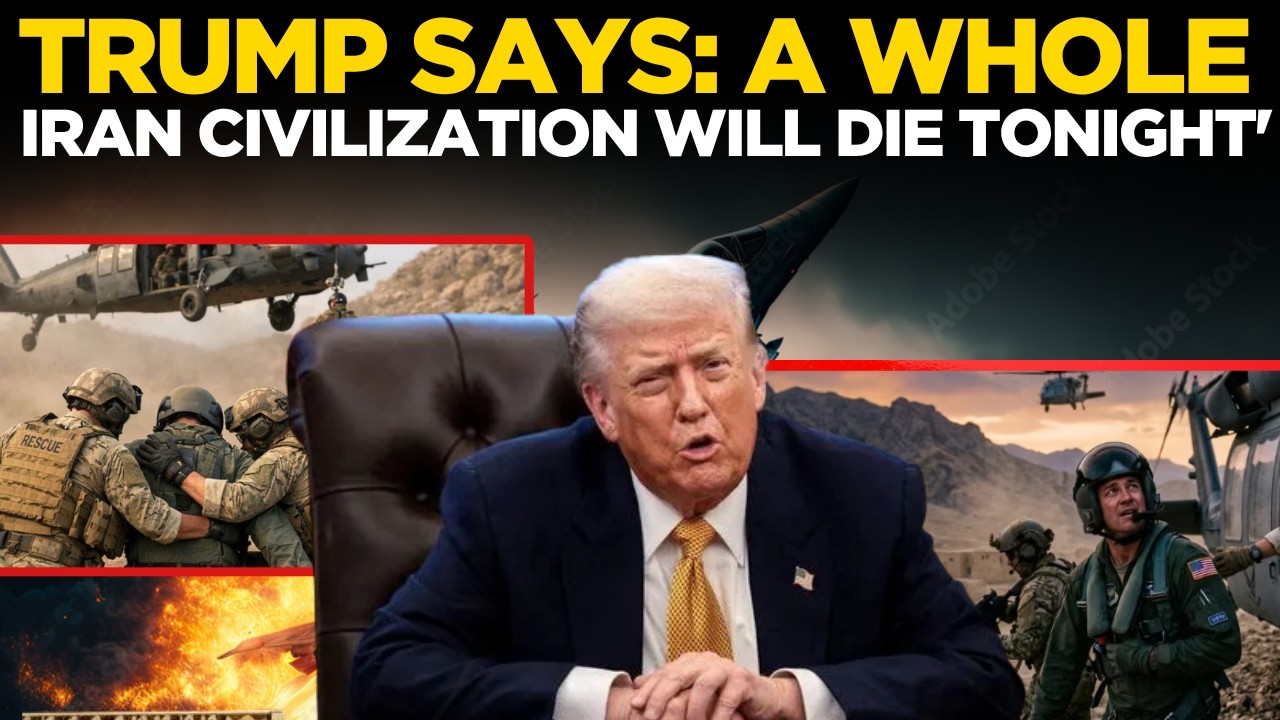 Live | Trump Deadly Warning To Iran: A WHOLE CIVILIZATION WILL DIE TONIGHT | Kharg Island Attack