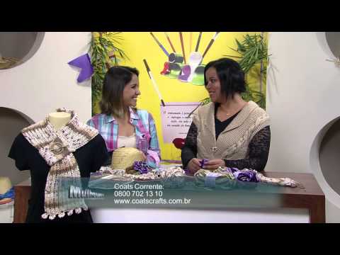 Mulher.com 24/06/2013 Eliete Massi - Cachecol tricoche Parte 2/2