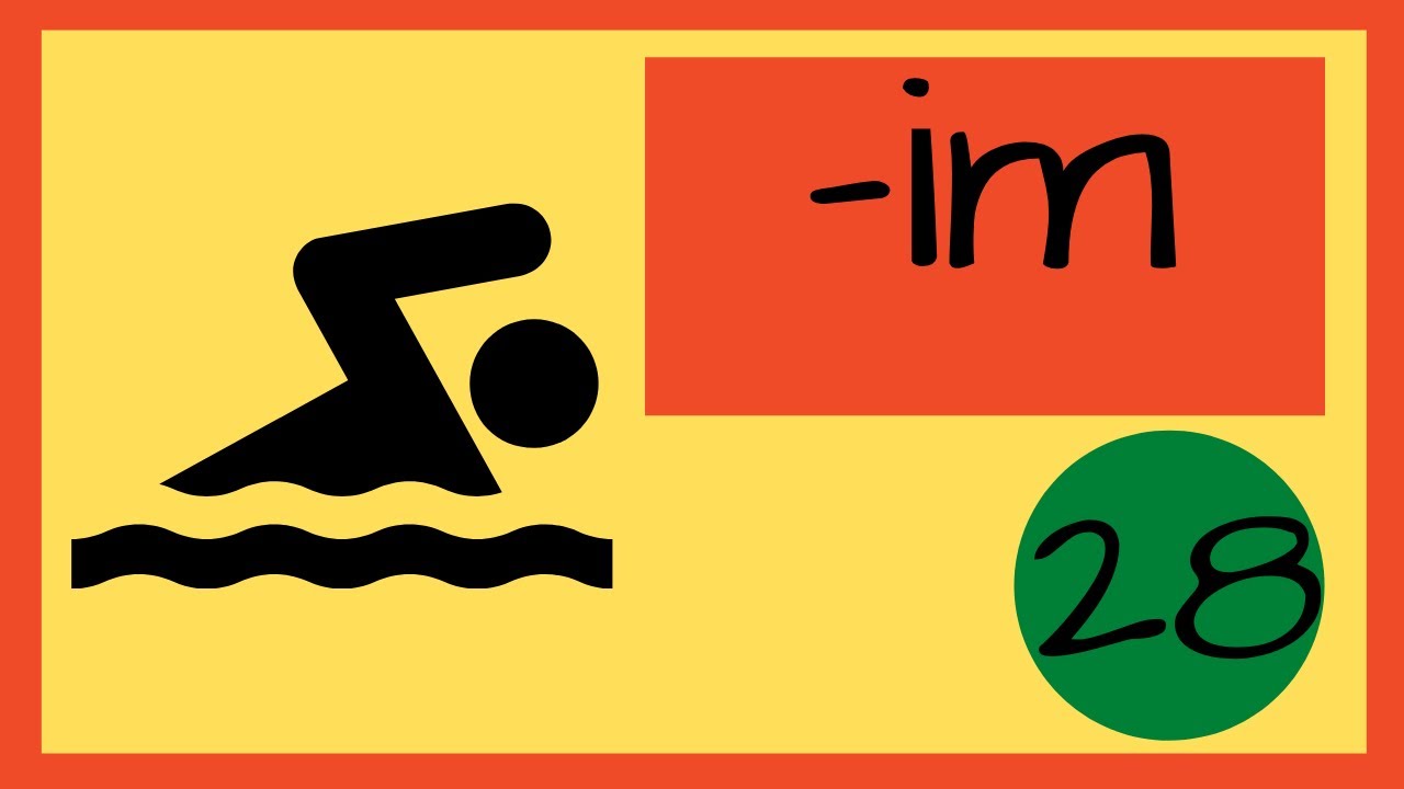 Word Families Set 28  im CVC words Phonics Teach Your Child To Read with Common Word Endings