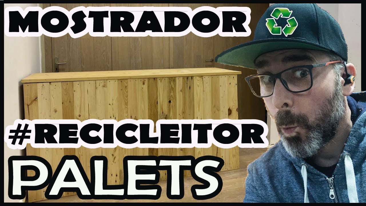 ♻️ PALETS RECICLADOS para un super MOSTRADOR. DIY con medidas y trucos de carpintero