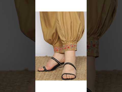 Afghani salwar poncha design with lace / mohri design with lace ❤️ #trending #fashion #shorts