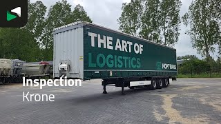 Semi-reboque com cortina lateral Krone SD 3 axles Anti vandalism Plane Sliding Roof | Imagem 4 - Autoline