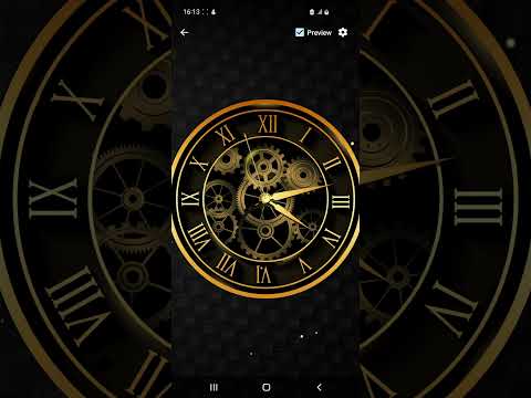 Clock Mechanism Live Wallpaper