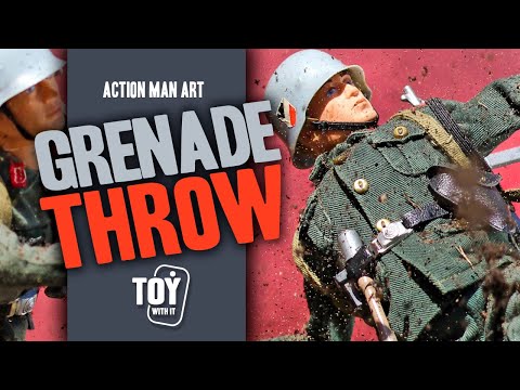 Action Man Stormtrooper Grenade Throw
