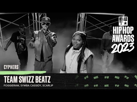 Swizz Beatz Battles For Cypher Title With Foggieraw, Symba, Cassidy & Scar Lip | Hip Hop Awards '23
