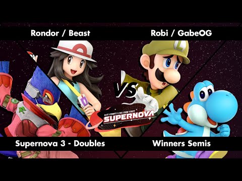 SUPERNOVA 3 - Doubles - Rondor / Beast vs Robi / GabeOG - Winners Finals